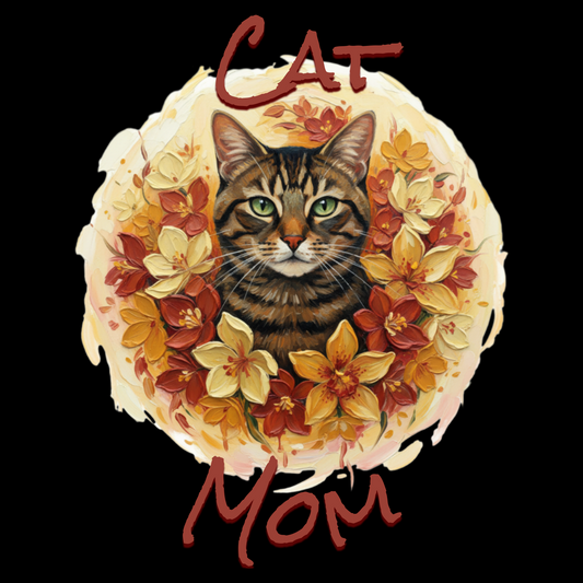 Tabby Cat Mom Classic Tee