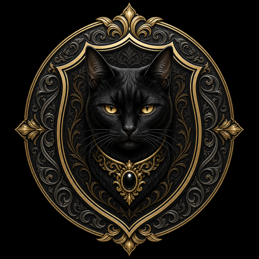 Black Cat Crest Classic Tee