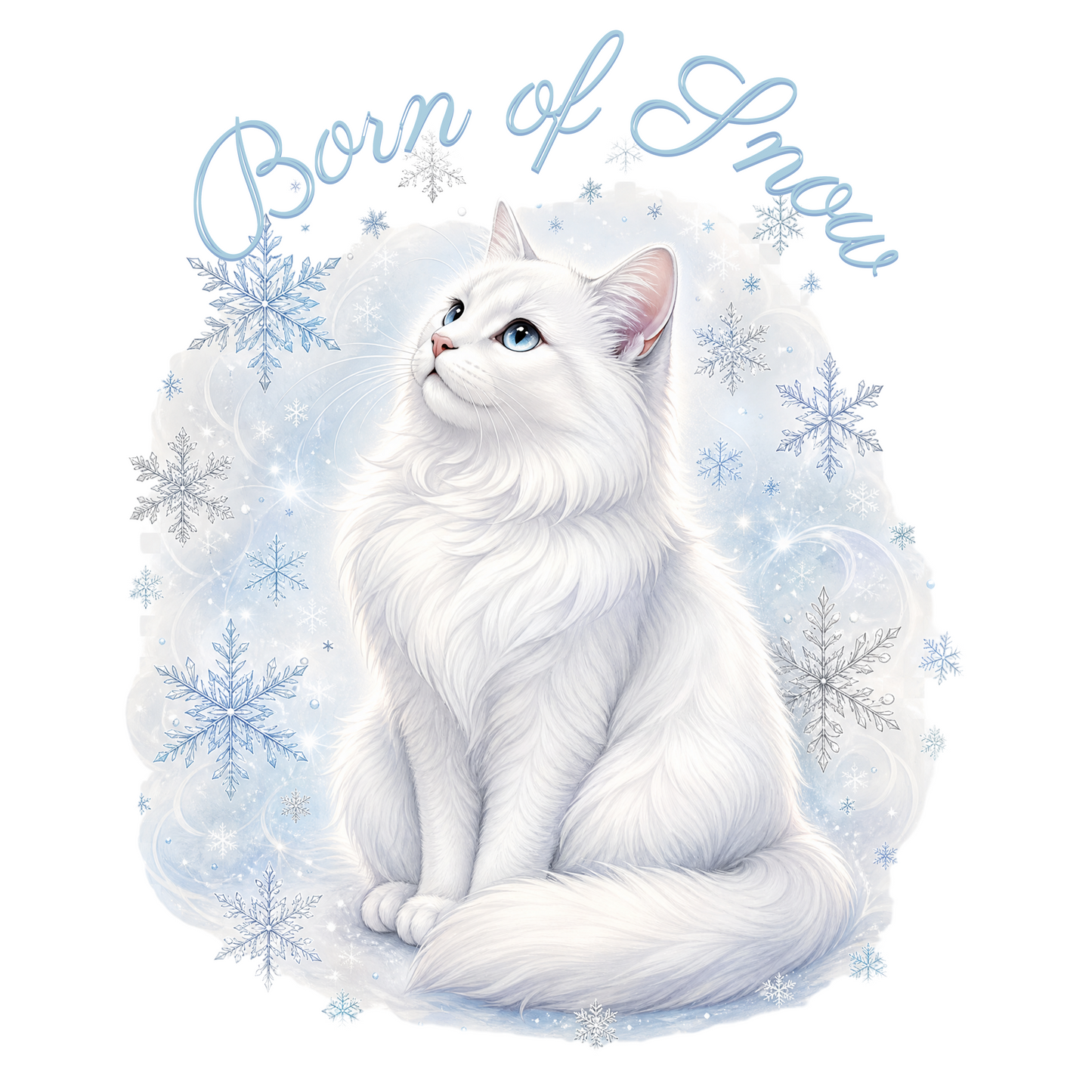 Born of Snow White Cat Classic Tee