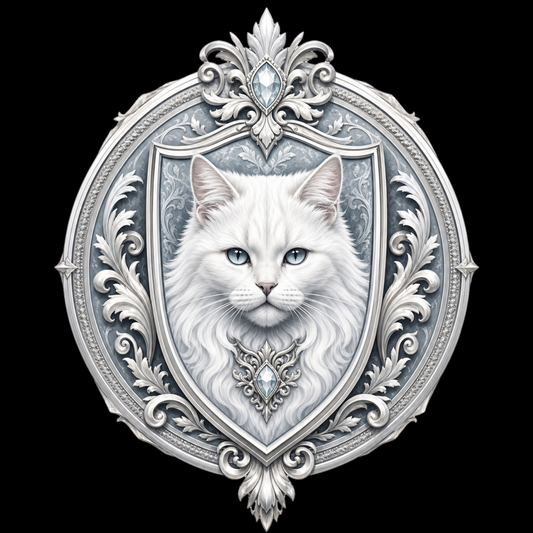 White Cat Crest Classic Tee