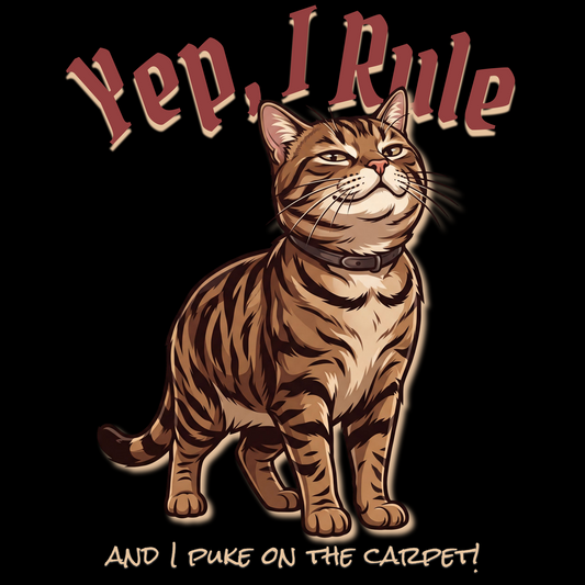 Yep, I Rule! Tabby Cat Classic Tee