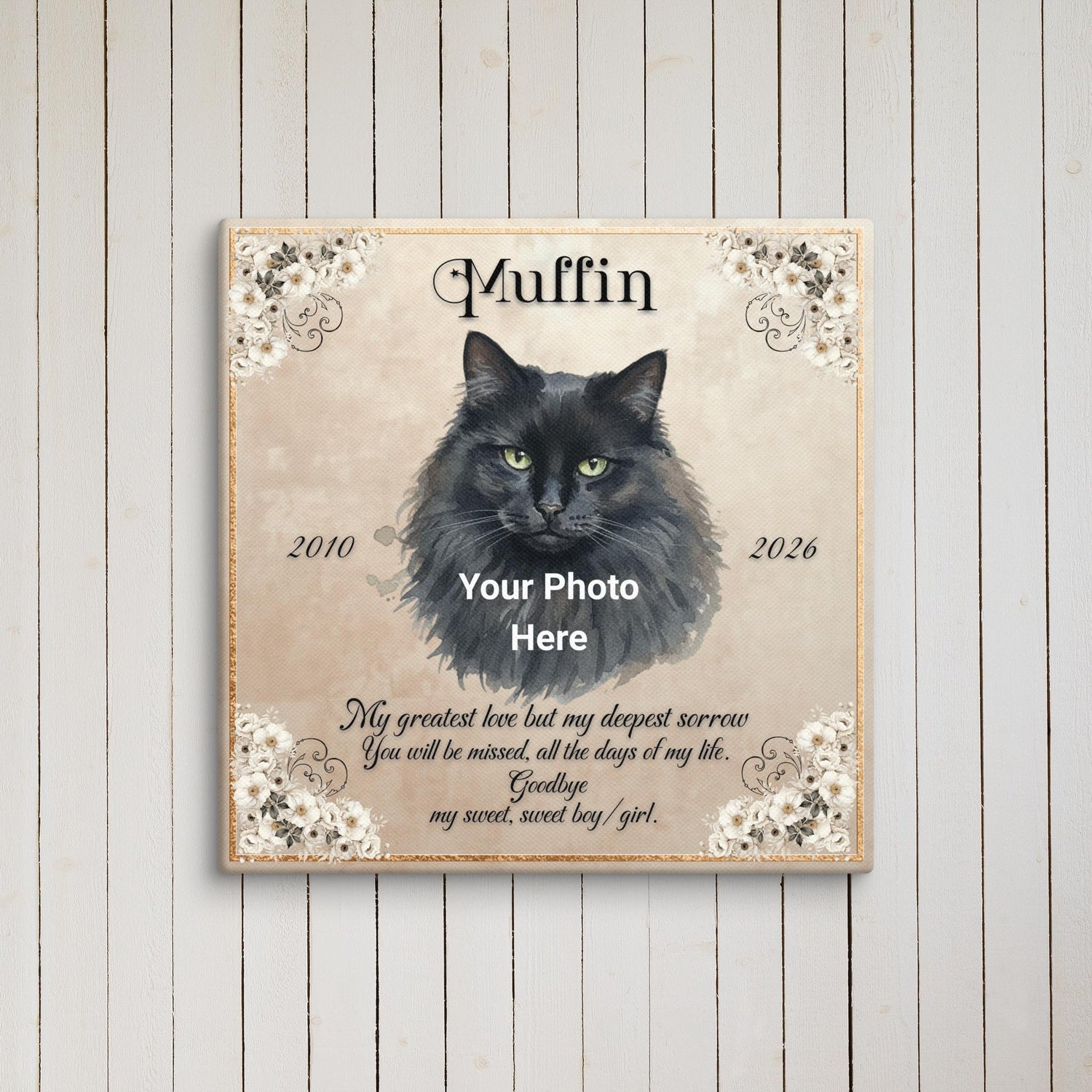 Memorial Custom Canvas