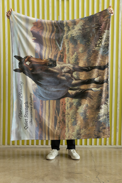 Custom 60"x50" Horizontal Throw Blanket