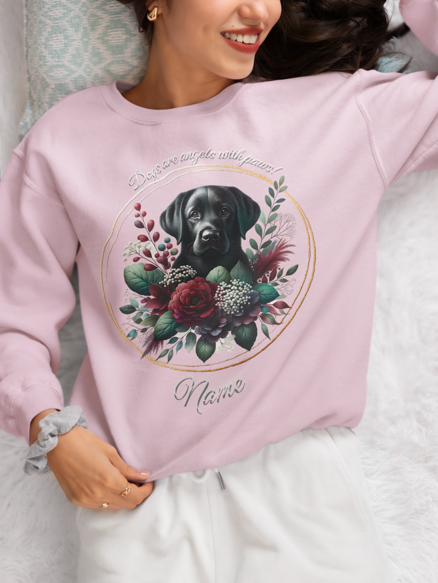 Black Lab Personalized Sweatshirt