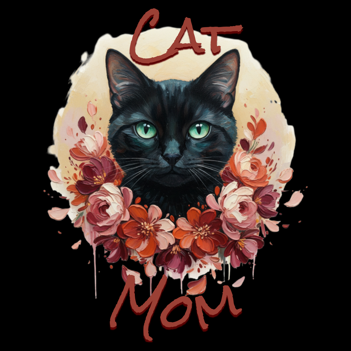 Cat Mom Black Cat Classic Tee
