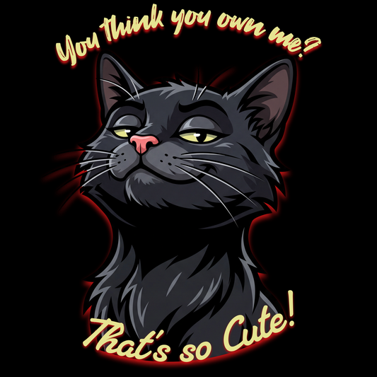 You Think You Own Me? Black Cat Classic Tee