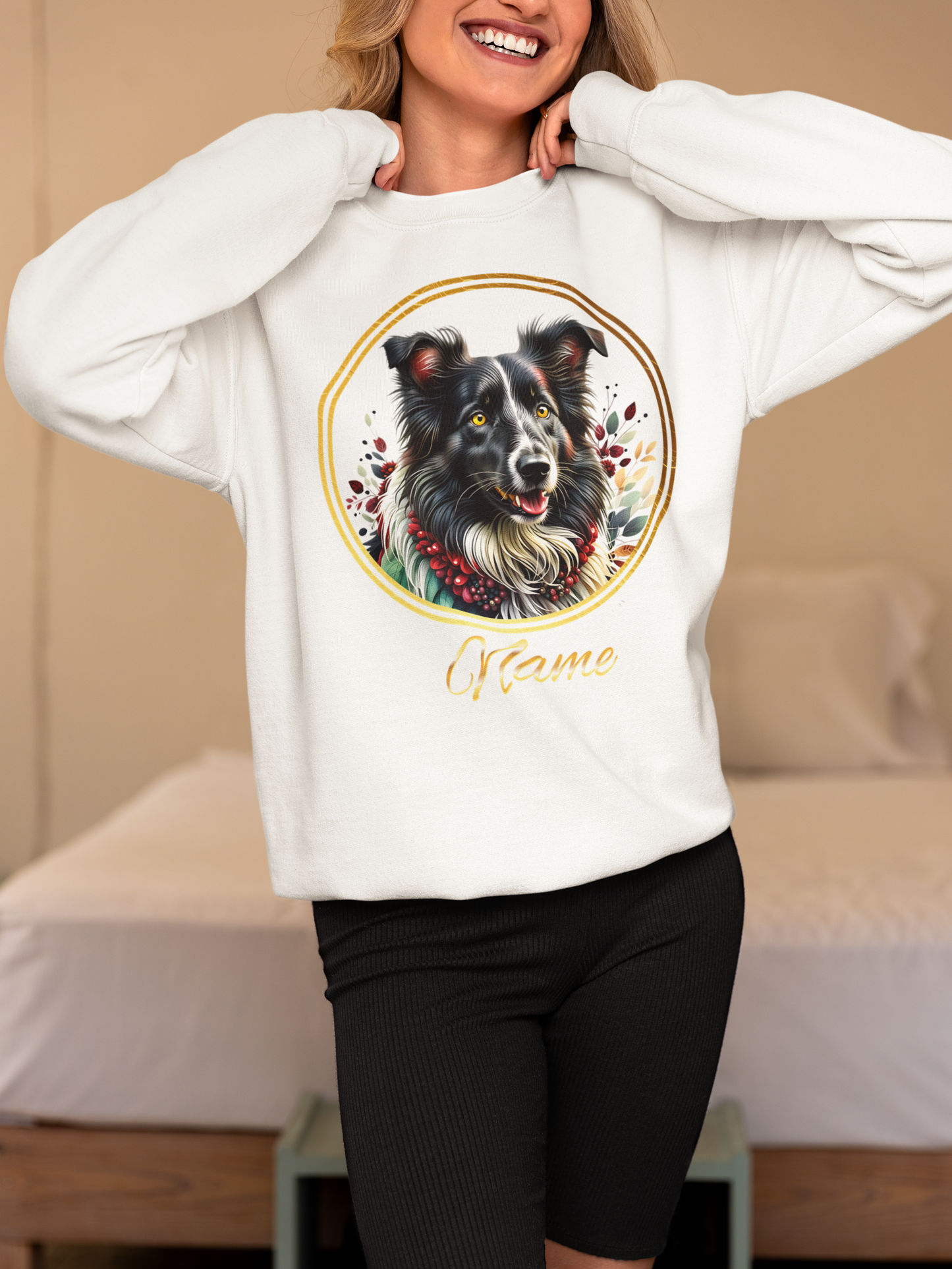 Personalized Border Collie Sweatshirt