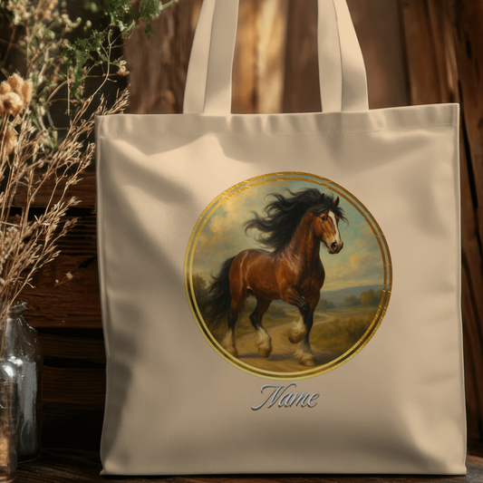 Personalized Clydesdale Eco Tote Bag
