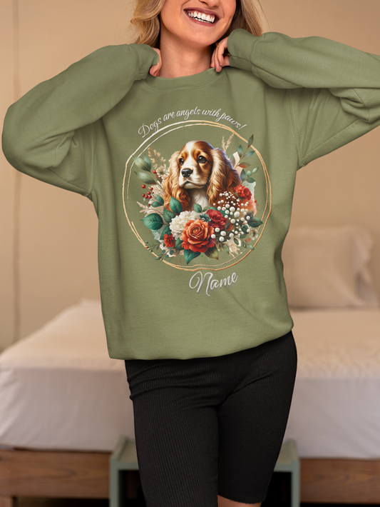 Cocker Spaniel Personalized Sweatshirt