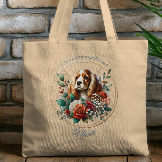Personalized Cocker Spaniel Eco Tote Bag