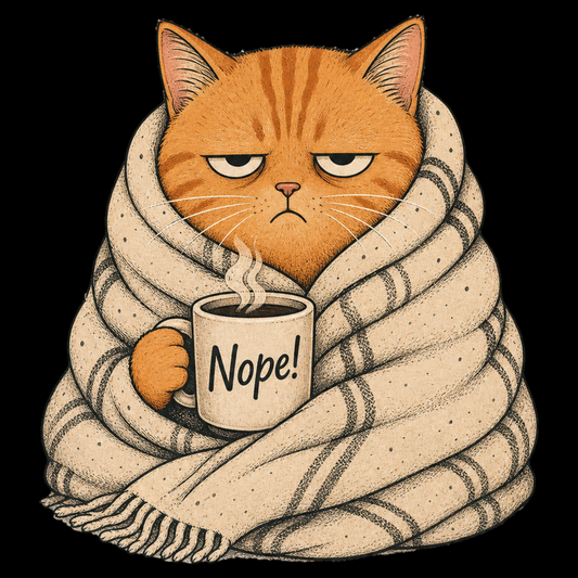 Ginger Tabby Coffee Cat Classic Tee
