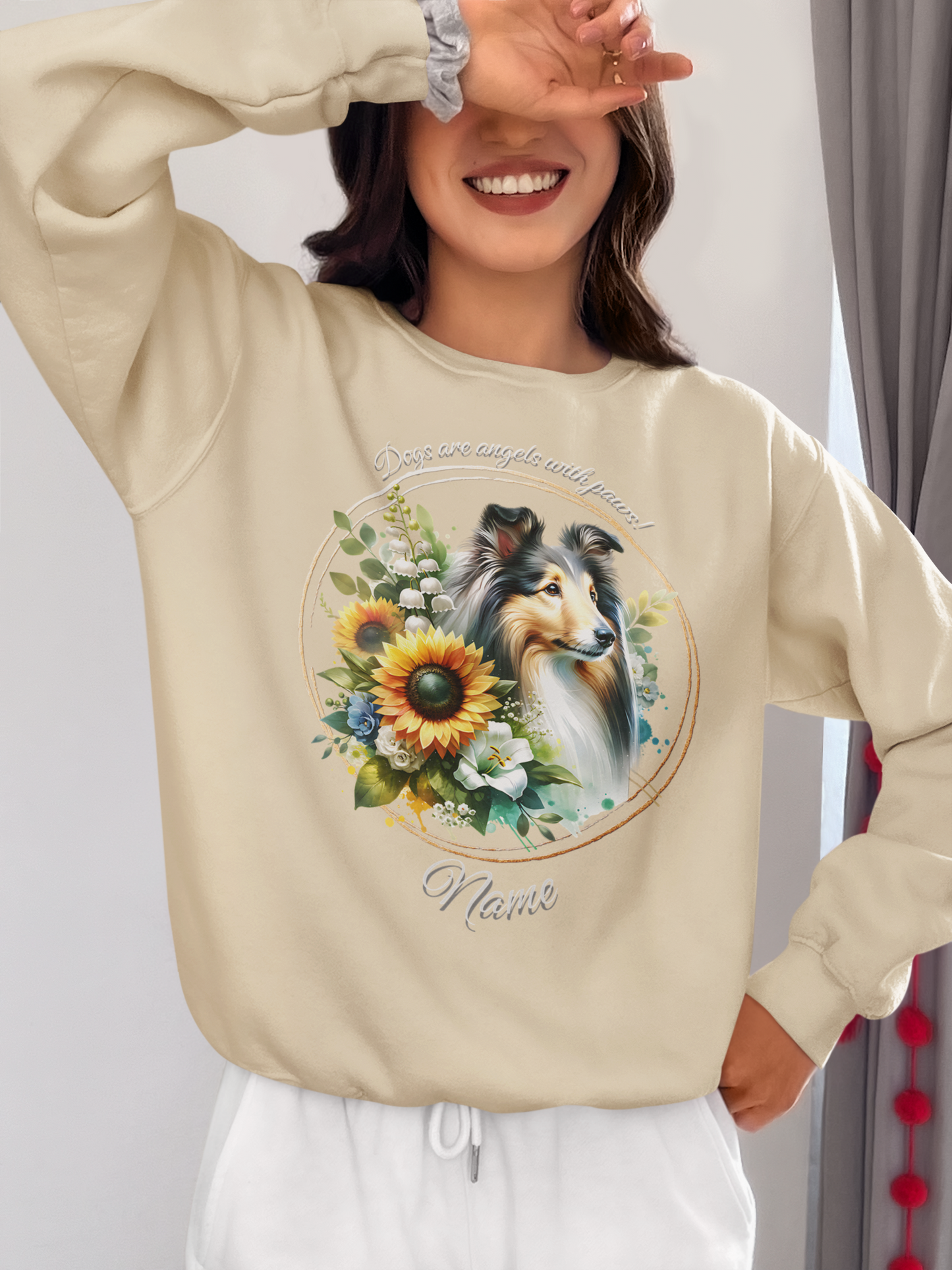 Collie Personalized Sweatshirt