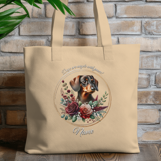 Personalized Dachshund Eco Tote Bag