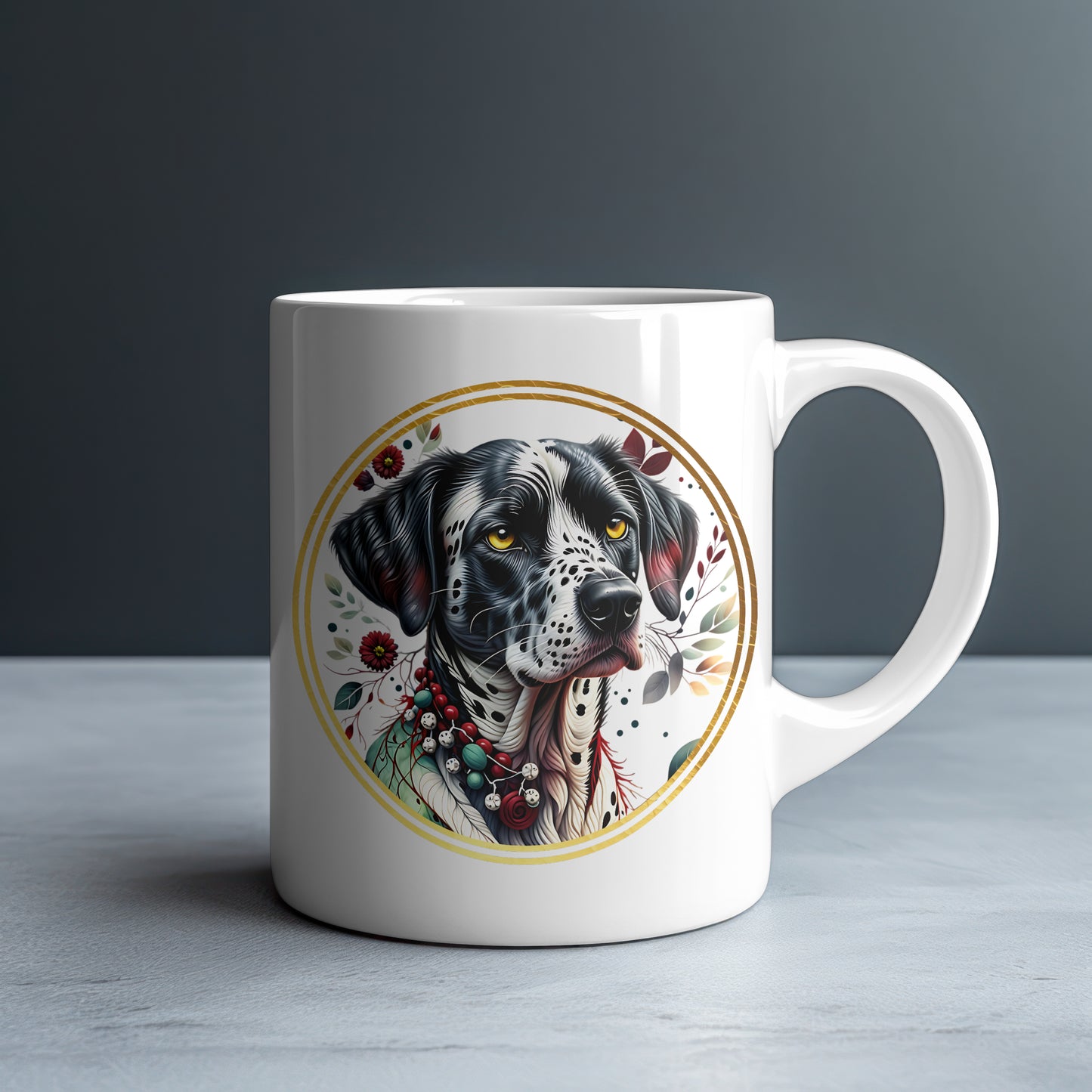 Personalized Dalmatian White Glossy Mug