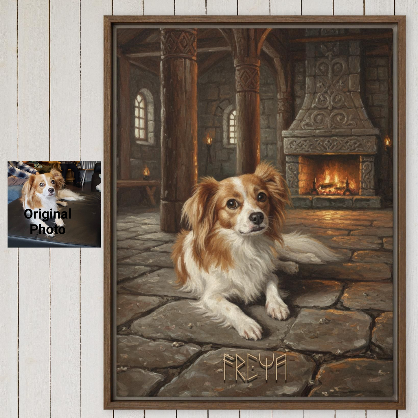 Custom Photo 18"x24" Framed canvas