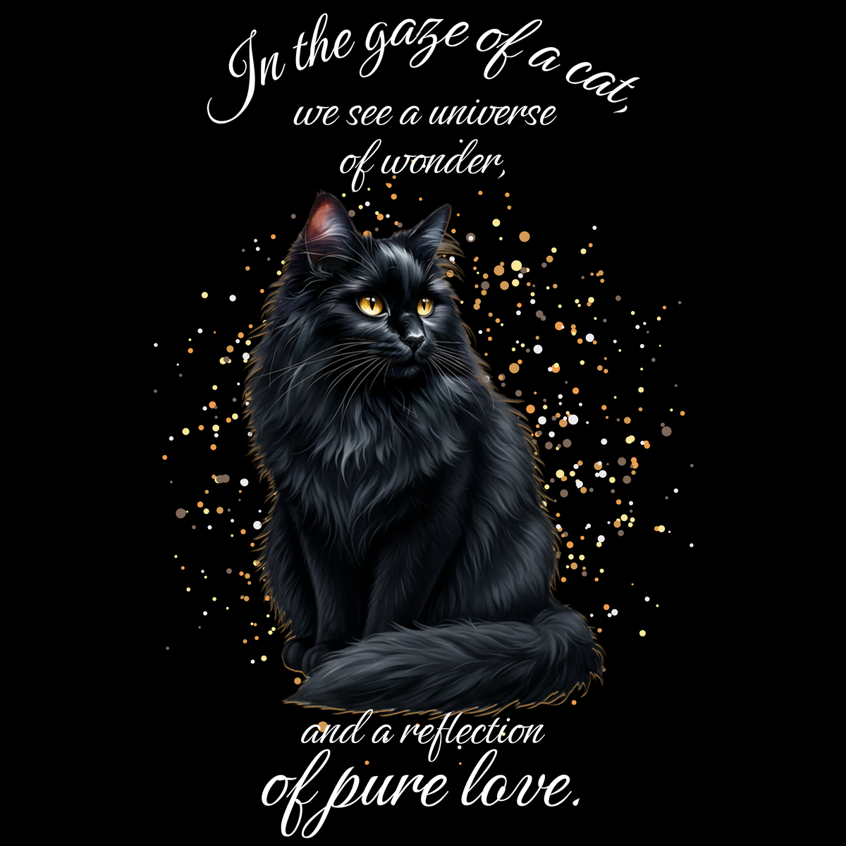 Black Cat Gaze Classic Tee