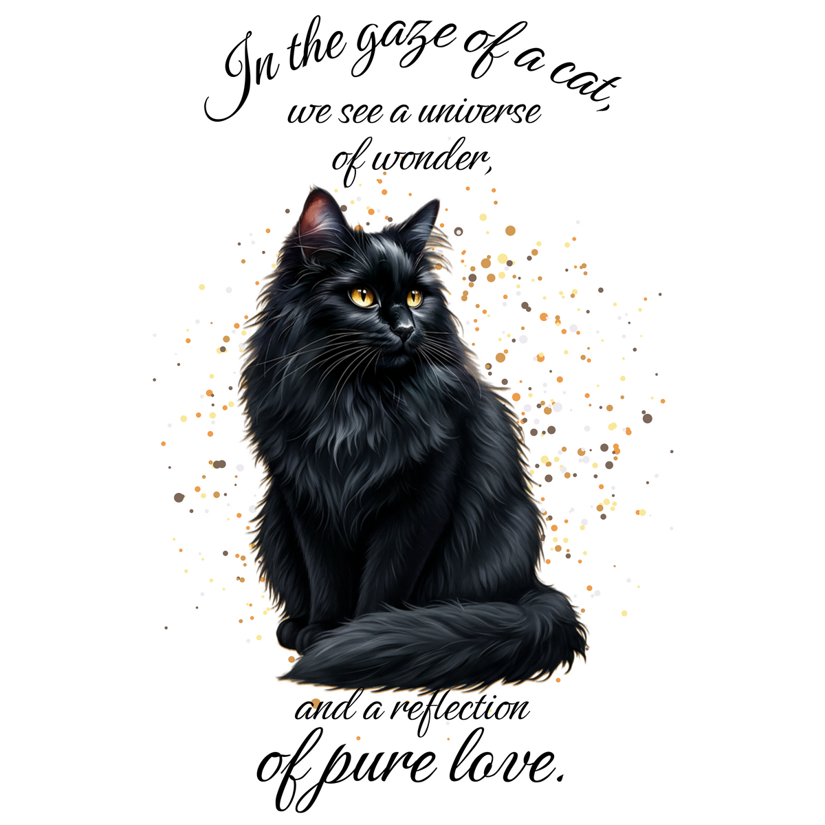 Black Cat Gaze Classic Tee