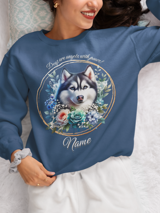 Siberian Husky Personalized Sweatshirt