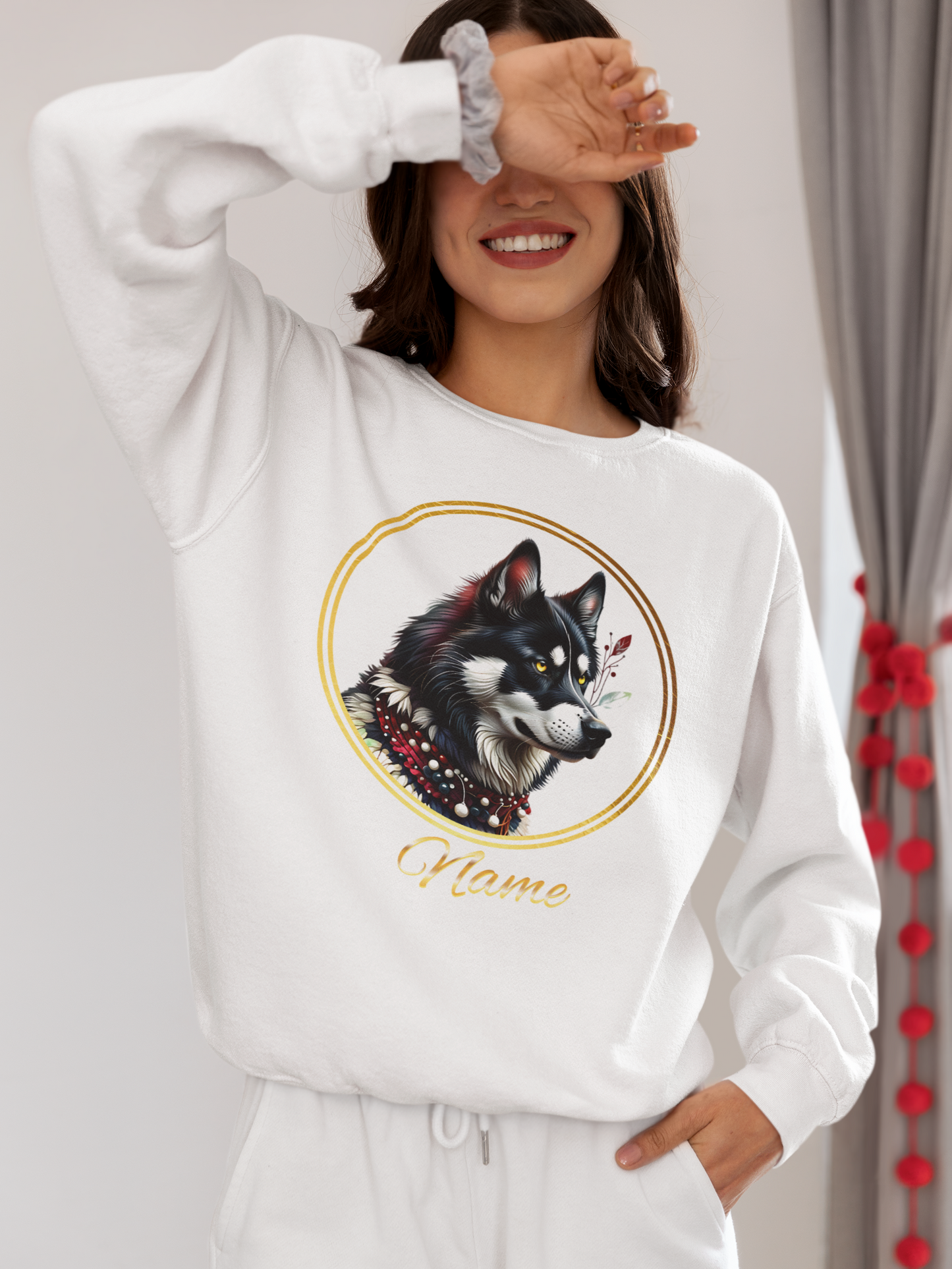 Personalized Husky Sweatshirt