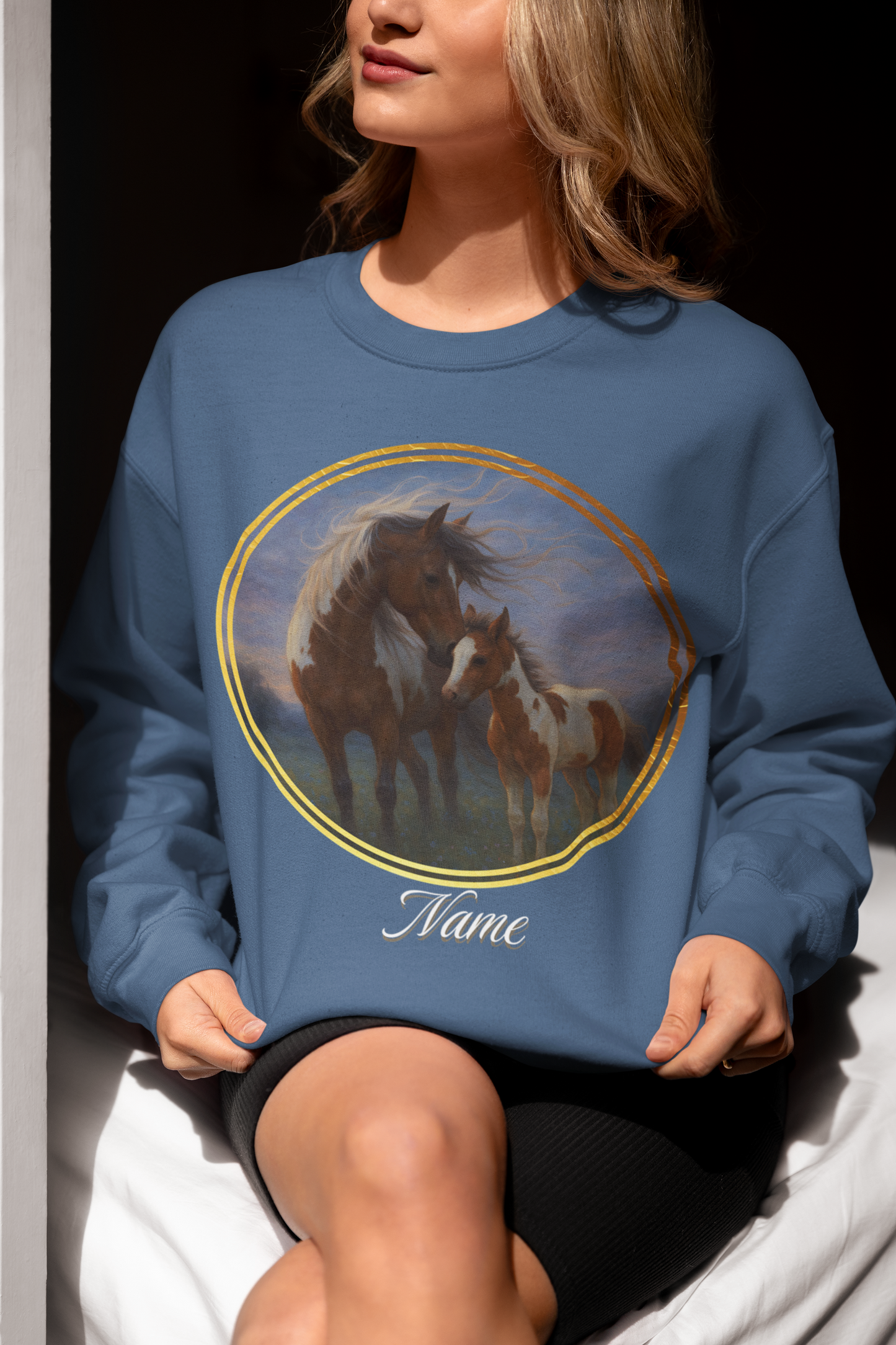Pinto Mare and Colt Personalized Sweatshirt