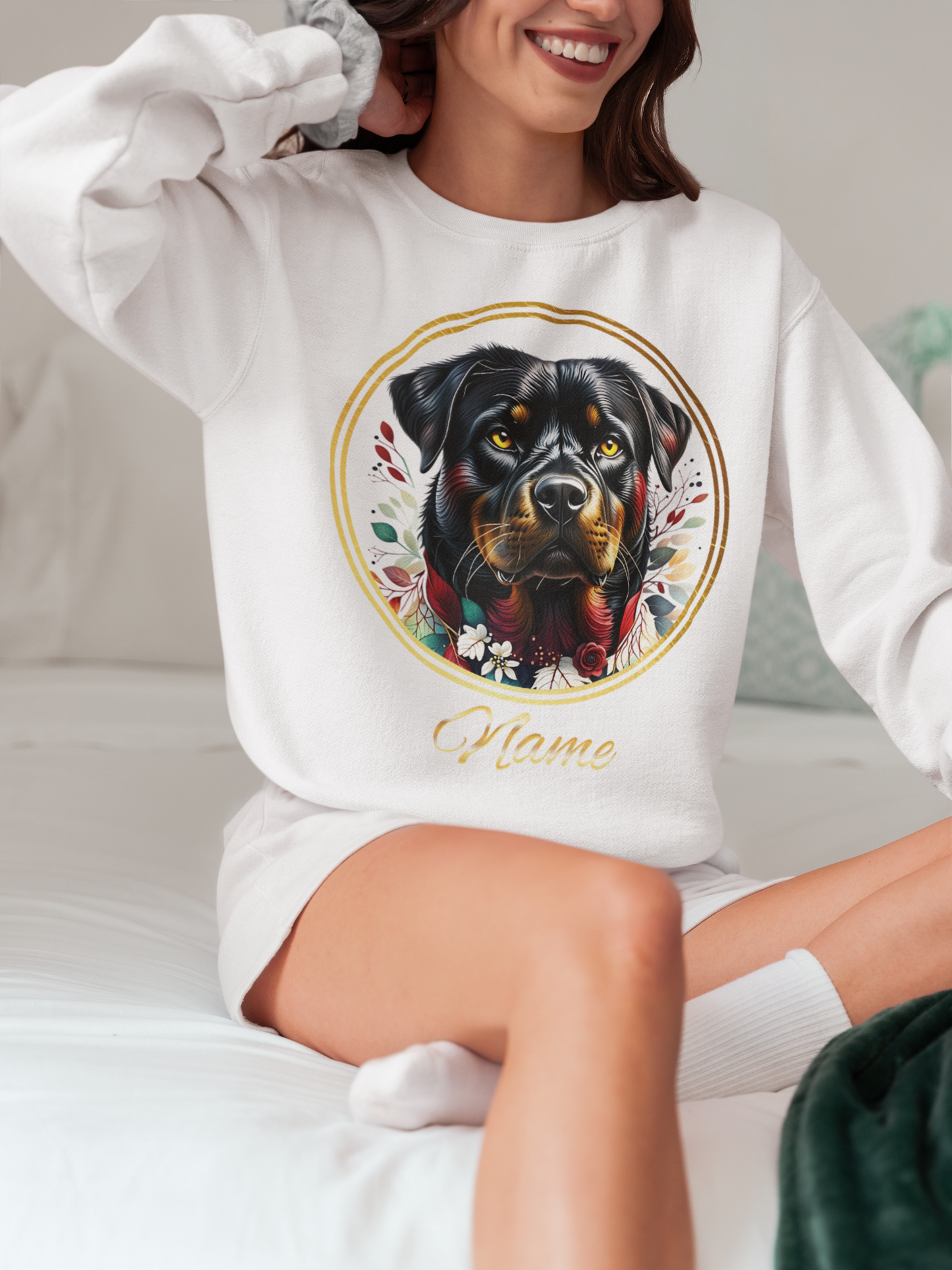Personalized Rottweiler Sweatshirt