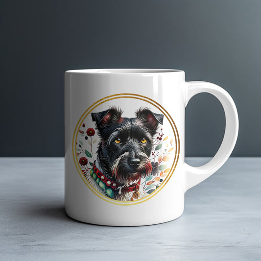 Personalized Scottish Terrier White Glossy Mug