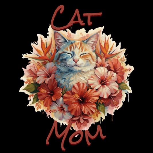 Smiling Tabby Cat Mom Classic Tee