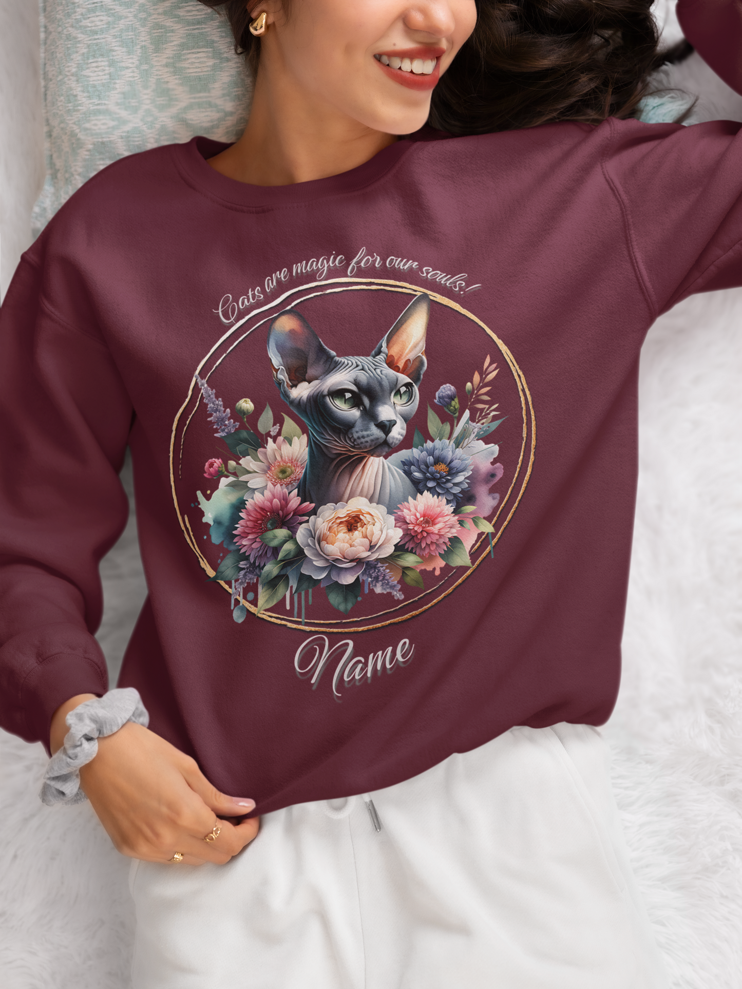 Sphynx Cat Personalized Sweatshirt