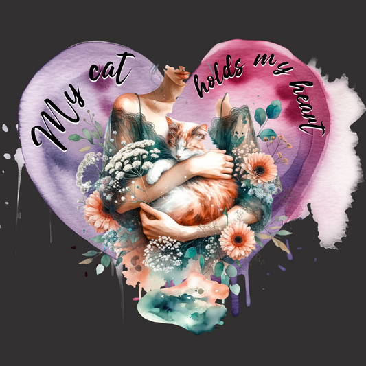 My Cat Holds My Heart Classic Tee