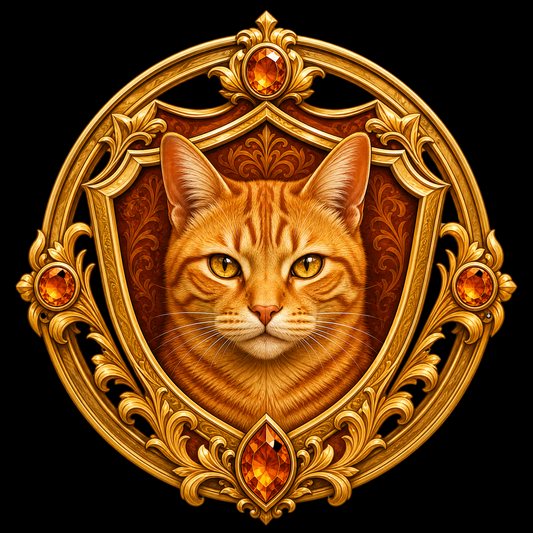 Ginger Tabby Crest Classic Tee