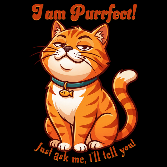I Am Purrfect! Ginger Tabby Classic Tee