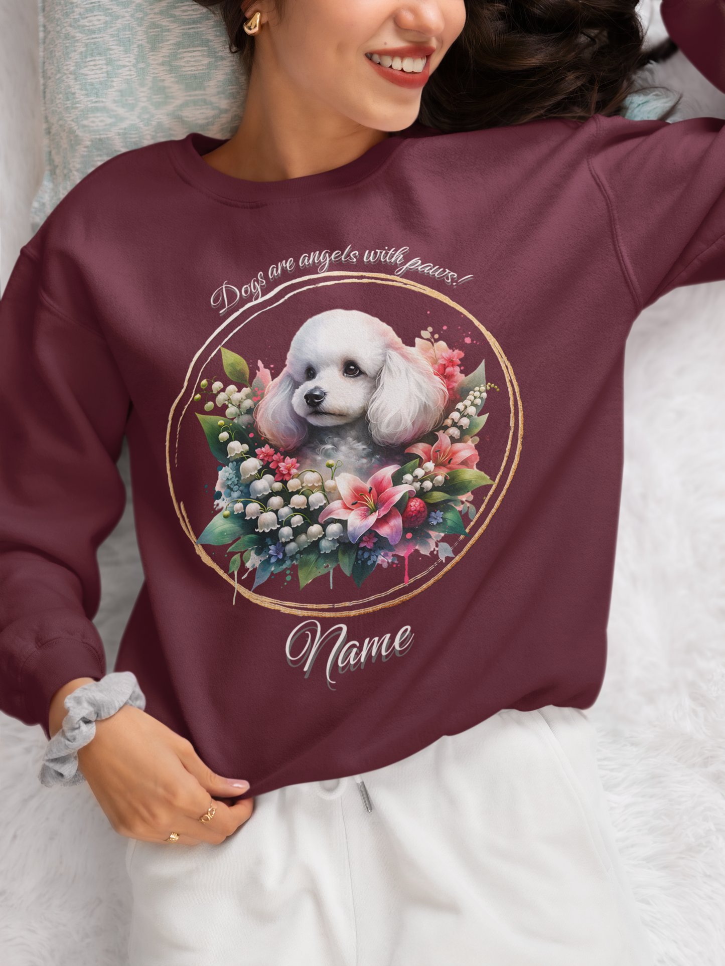 Toy Poodle Personalized Sweatshirt