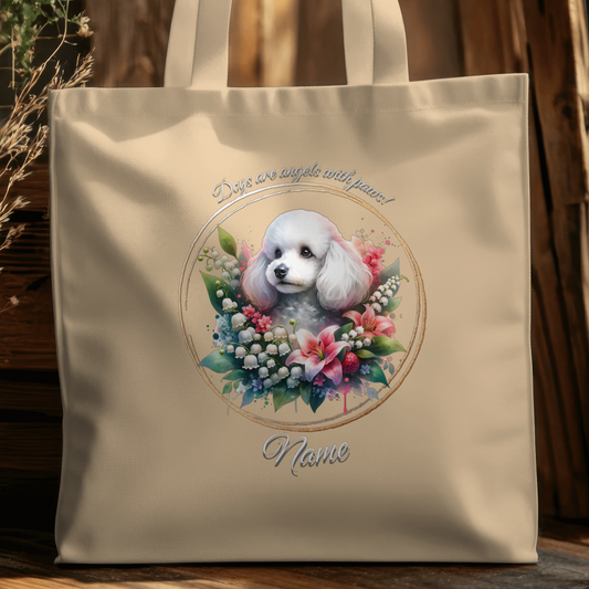Personalized Toy Poodle Eco Tote Bag