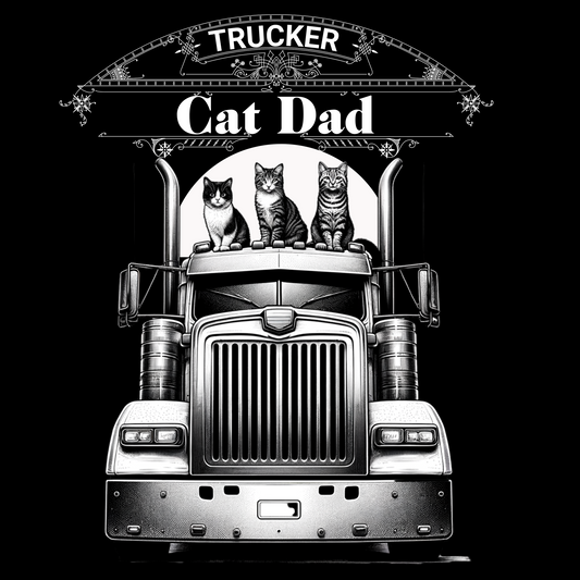 Trucker Cat Dad Classic Tee