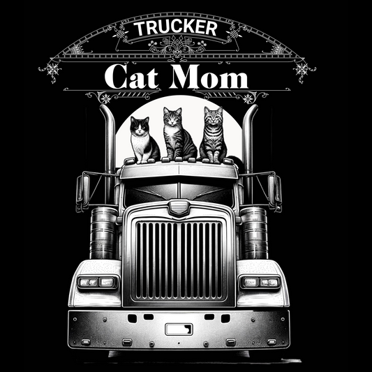 Trucker Cat Mom Classic Tee