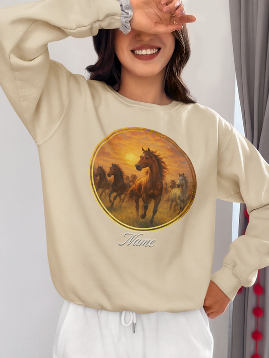 Wild Mustangs Personalized Sweatshirt