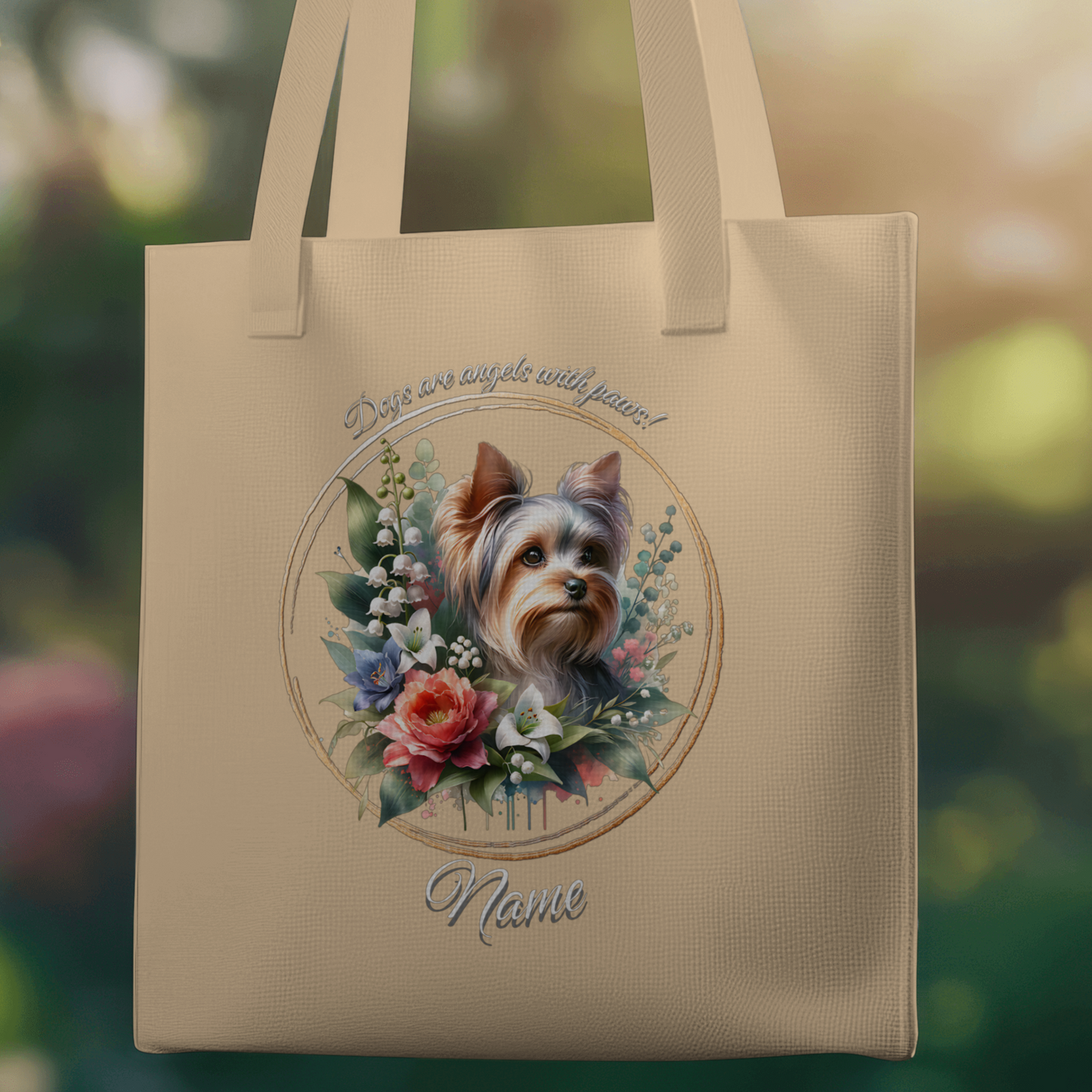 Personalized Yorkshire Terrier Eco Tote Bag
